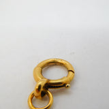 Victorian 18ct Yellow Gold Bolt Ring Clasp Findings Antique c1890