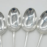 Queen Anne Set of Six Britannia Standard Silver Tablespoons Antique 1711 London John Ladyman
