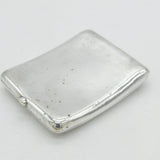Sampson Mordan Sterling Silver Planished Cigarette Case Antique London