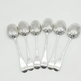 Queen Anne Set of Six Britannia Standard Silver Tablespoons Antique 1711 London John Ladyman
