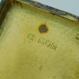 Sampson Mordan Sterling Silver Planished Cigarette Case Antique London