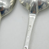 Queen Anne Set of Six Britannia Standard Silver Tablespoons Antique 1711 London John Ladyman
