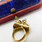 Marriage Licence 9ct Yellow Gold Charm or Pendant with Stanhope Vintage 1965