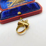 Marriage Licence 9ct Yellow Gold Charm or Pendant with Stanhope Vintage 1965