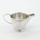 Arts & Crafts Sterling Silver Planished Cream Jug 1923 Birmingham Albert Jones