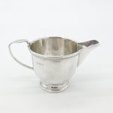 Arts & Crafts Sterling Silver Planished Cream Jug 1923 Birmingham Albert Jones