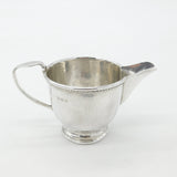 Arts & Crafts Sterling Silver Planished Cream Jug 1923 Birmingham Albert Jones