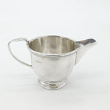 Arts & Crafts Sterling Silver Planished Cream Jug 1923 Birmingham Albert Jones