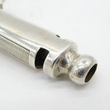 Victorian Sterling Silver Ships Whistle & Compass Combination Vesta Case Antique 1900 Birmingham