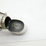 Victorian Sterling Silver Ships Whistle & Compass Combination Vesta Case Antique 1900 Birmingham