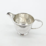 Arts & Crafts Sterling Silver Planished Cream Jug 1923 Birmingham Albert Jones
