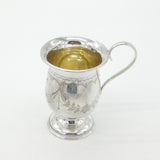 Edwardian Sterling Silver 'Audrey' Christening Mug 1902 Birmingham Antique