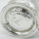 George III Sterling Silver Floral Christening Mug Tankard Antique c1760 London