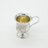 Edwardian Sterling Silver 'Audrey' Christening Mug 1902 Birmingham Antique