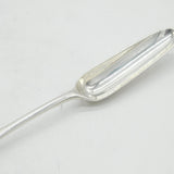 George III Sterling Silver Lion Crest Bone Marrow Scoop Antique 1786 London