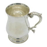 Victorian Sterling Silver Baluster One Pint Tankard Mug Antique 1866 London