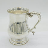Victorian Sterling Silver Baluster One Pint Tankard Mug Antique 1866 London