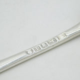 George III Sterling Silver Lion Crest Bone Marrow Scoop Antique 1786 London