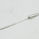 George III Sterling Silver Lion Crest Bone Marrow Scoop Antique 1786 London
