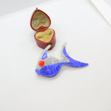 Colourful Fish Lea Stein Paris Brooch Pin Vintage c1960