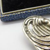 Art Nouveau Sterling Silver Sewing Chatelaine Clip Antique 1903 Levi & Salaman