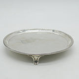 George III Sterling Silver Salver Dish Antique 1790 London William Stroud
