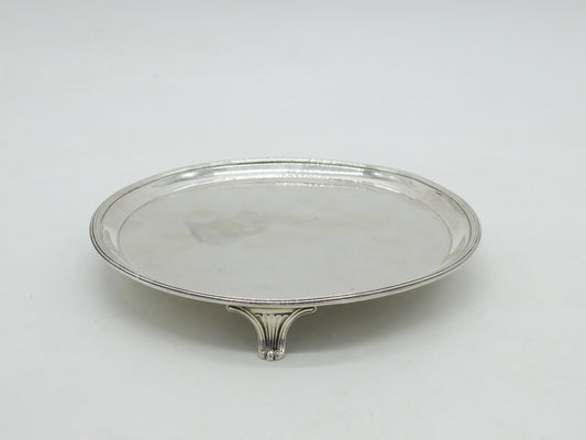 George III Sterling Silver Salver Dish Antique 1790 London William Stroud