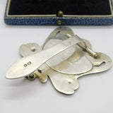 Art Nouveau Sterling Silver Sewing Chatelaine Clip Antique 1903 Levi & Salaman