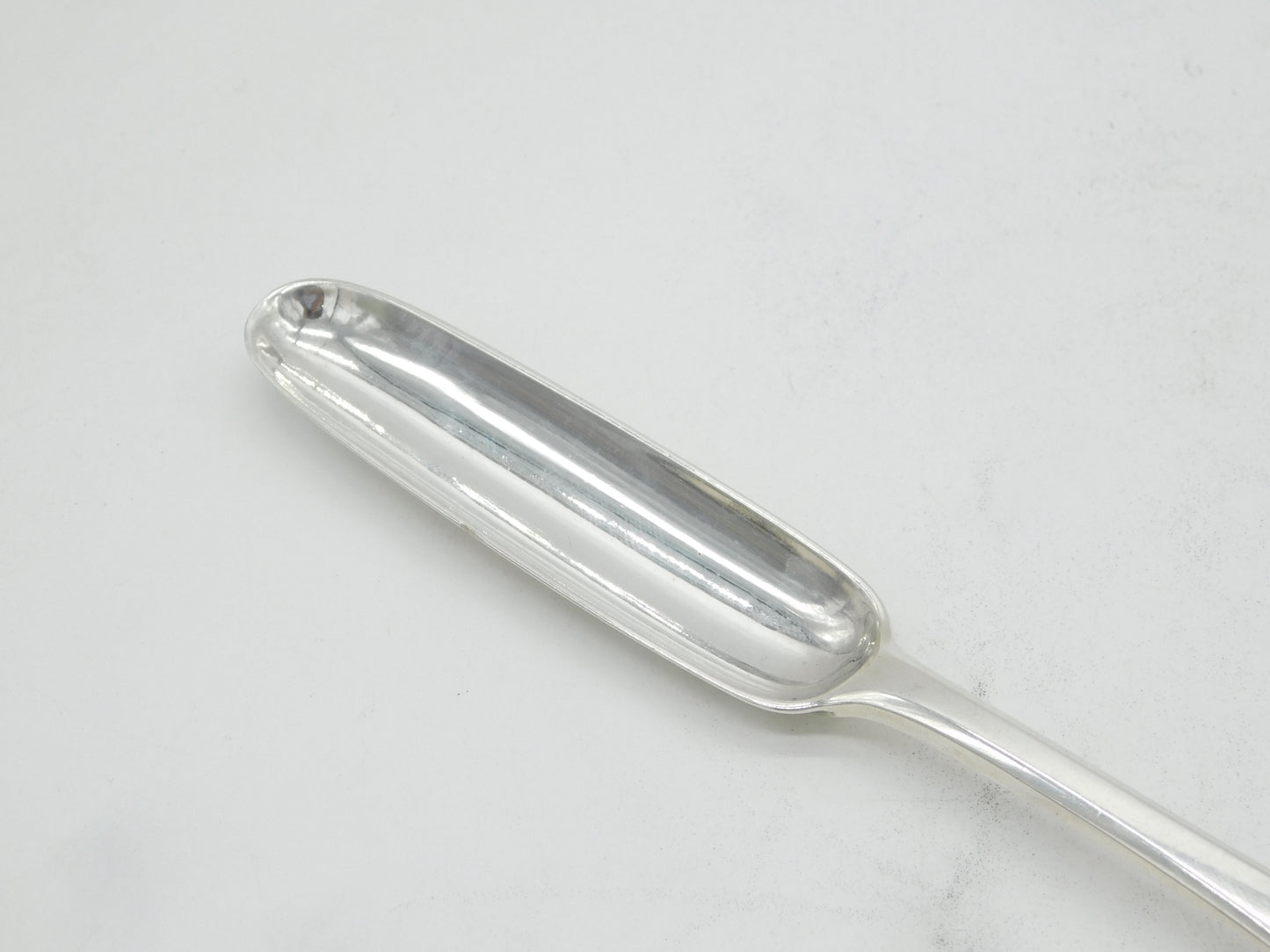 George III Sterling Silver Bone Marrow Scoop Antique 1787 London R. Crossley