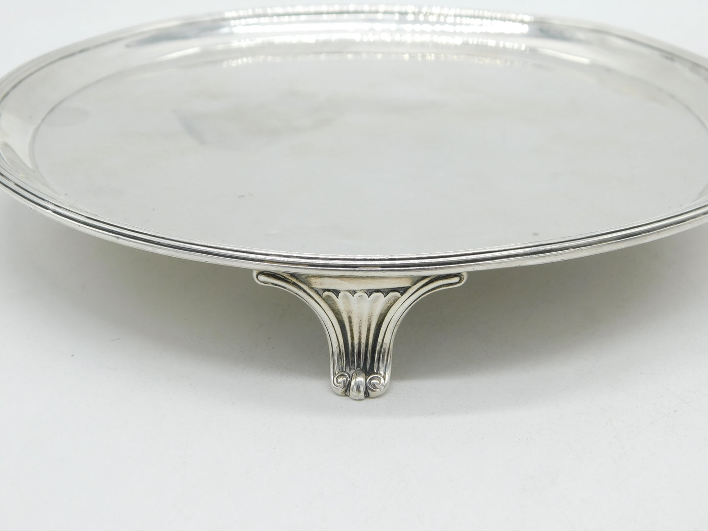 George III Sterling Silver Salver Dish Antique 1790 London William Stroud