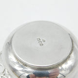 Edwardian Sterling Silver Floral Handle Wine Taster 1909 London William Comyns