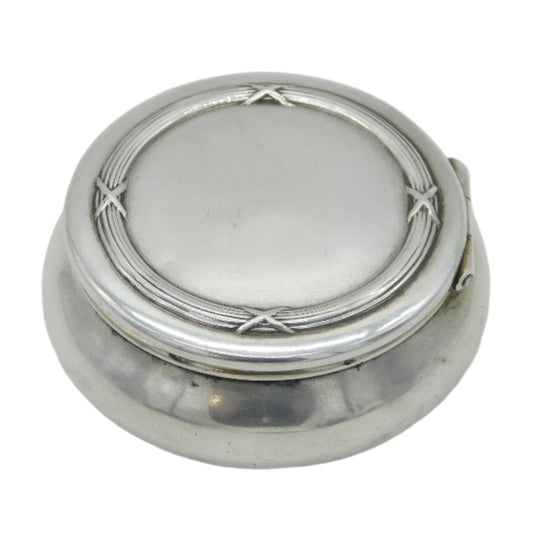 19th Century Russian .84 Silver Oval Snuff or Tobacco Box Antique c1900