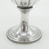 George III Sterling Silver Fluted Wine Goblet Chalice Antique 1804 London