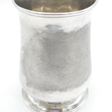 George II Newcastle Large Sterling Silver Whistle Handle Tankard Antique 1757