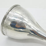 George III Sterling Silver Acorn Pattern Wine Funnel Antique 1801 London