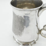 George II Newcastle Large Sterling Silver Whistle Handle Tankard Antique 1757