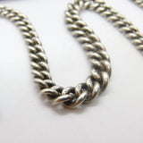 Sterling Silver Graduating Albert Watch Chain Antique 1914 Birmingham Henry Pope