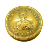 French G. Arnaud Breath Mints Box 'HRM The Queen, Victoria' Antique c1850