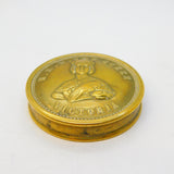 French G. Arnaud Breath Mints Box 'HRM The Queen, Victoria' Antique c1850