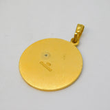 Charles Horner 9ct Yellow Gold St Christopher Travel Pendant Vintage 1976 Birmingham
