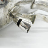 George II Newcastle Large Sterling Silver Whistle Handle Tankard Antique 1757