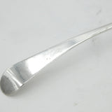 George III Sterling Silver Lion Crest Bone Marrow Scoop Antique 1786 London