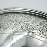 George III Sterling Silver Acorn Pattern Wine Funnel Antique 1801 London