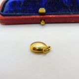 Nescafe Coffee Bean 9ct Yellow Gold Charm or Pendant Vintage c1980