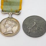 Victorian Crimean War Period Naval 'Baltic Medal' & Alma Medallion Antique