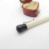 Lea Stein Paris Marked Match Stick Brooch Pin Vintage c1960