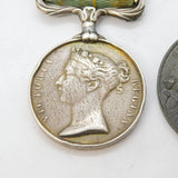 Victorian Crimean War Period Naval 'Baltic Medal' & Alma Medallion Antique