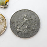 Victorian Crimean War Period Naval 'Baltic Medal' & Alma Medallion Antique