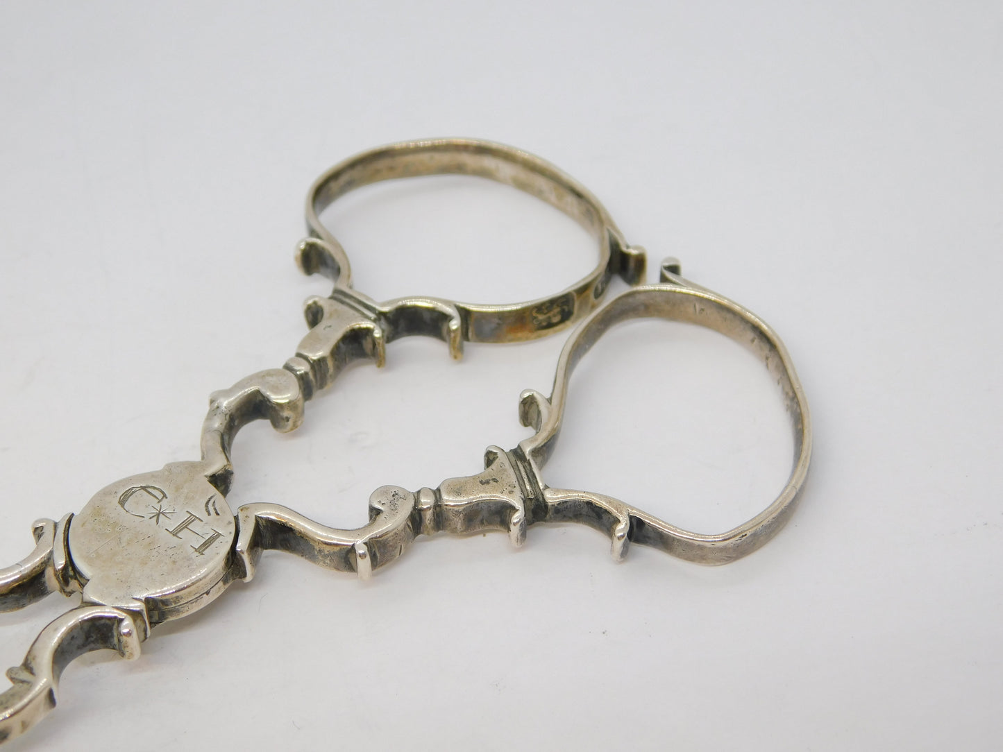 George III Sterling Silver Sugar Nips Antique c1760 London Richard Mills