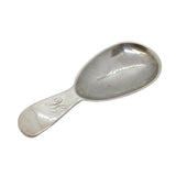 Newcastle Provincial George III Sterling Silver Tea Caddy Spoon Antique 1801